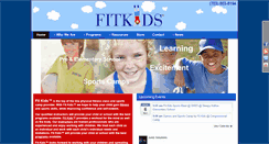 Desktop Screenshot of fitkids123.com